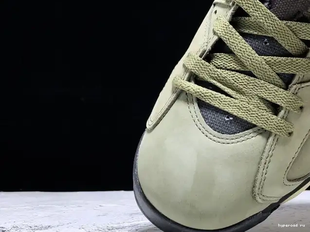Air 6 Scott Olive x CN1084-200 Medium Travis Jordan 0506